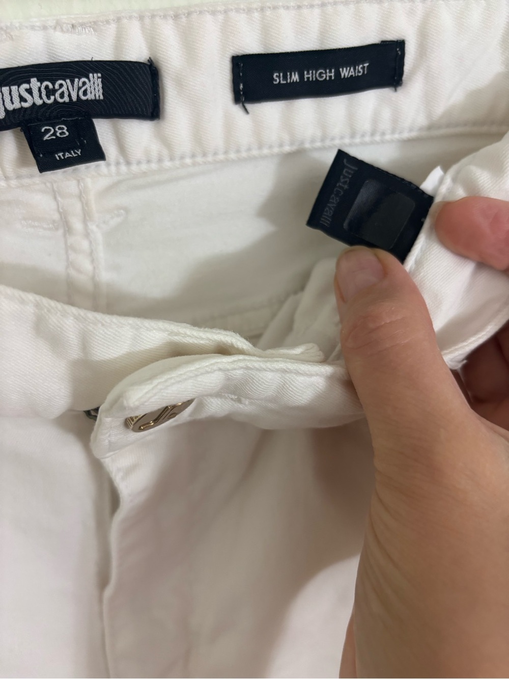 Just CAVALLI  Women's White Skinny Jeans